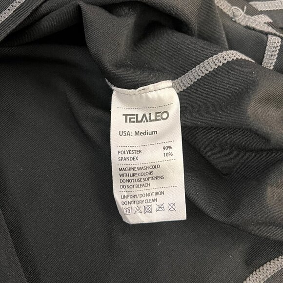 Telaleo Black Long Sleeve Base Layer Bundle Sz M - Picture 4 of 5